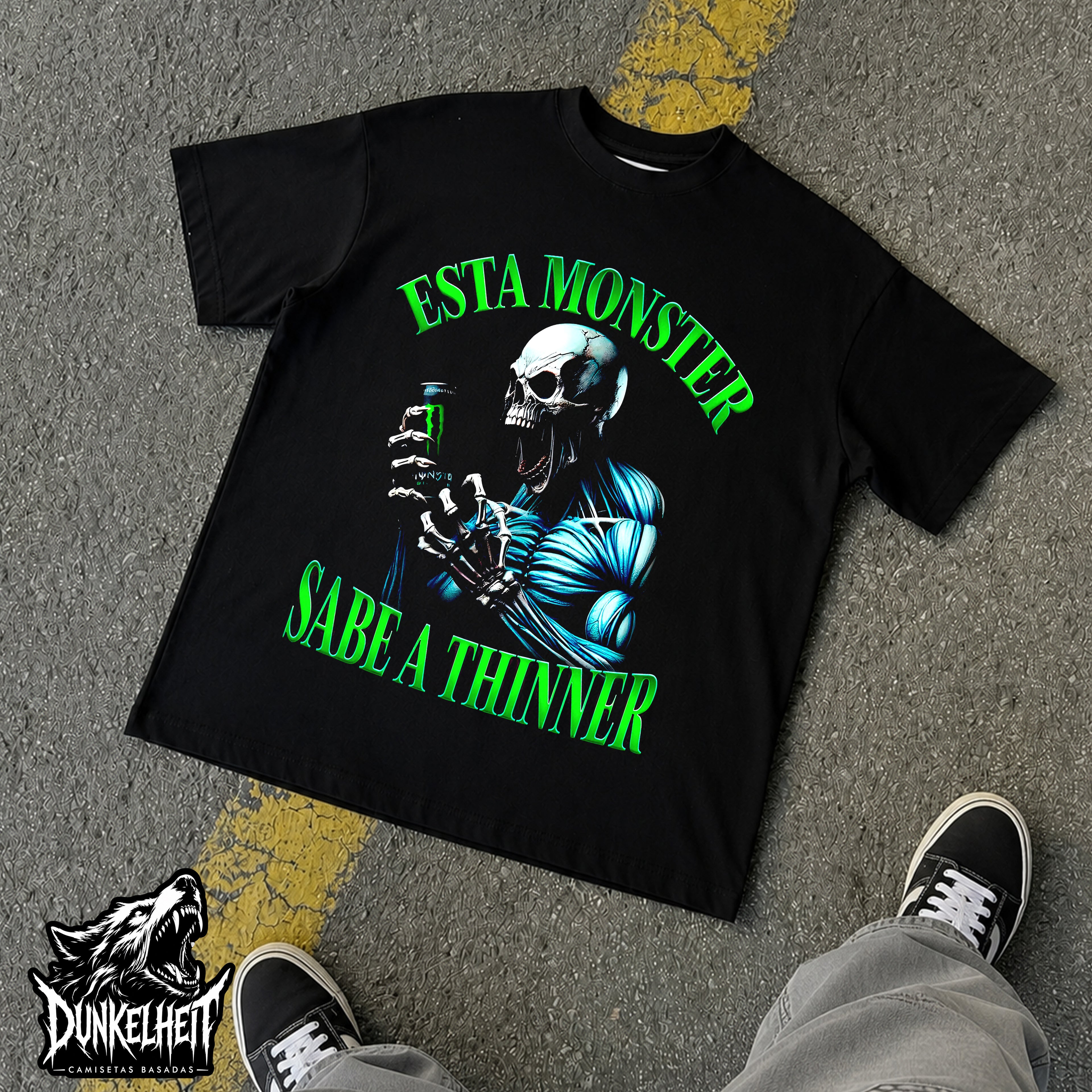 Esta monster sabe a thinner