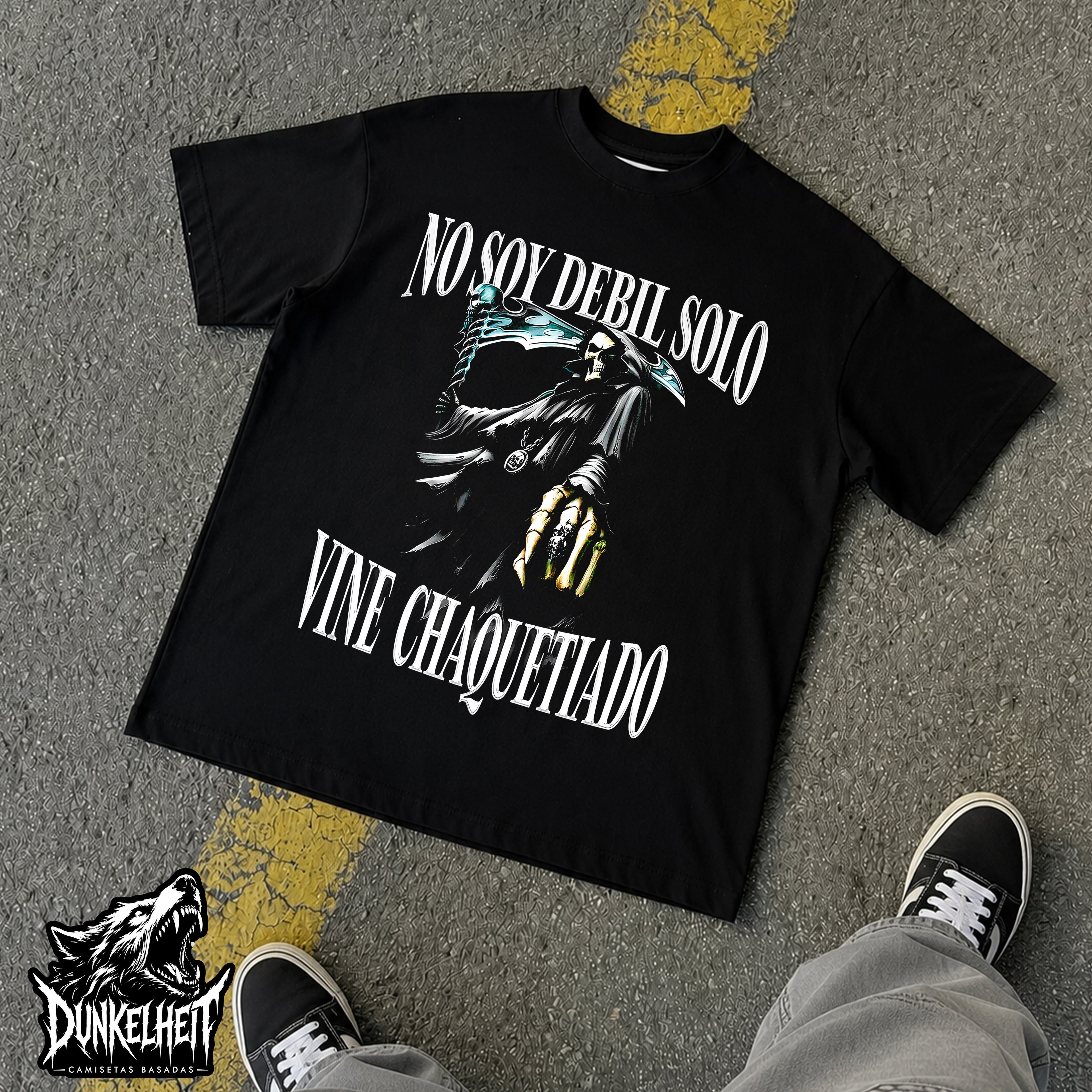 NO SOY DÉBIL SOLO VINE CHAQUETIADO