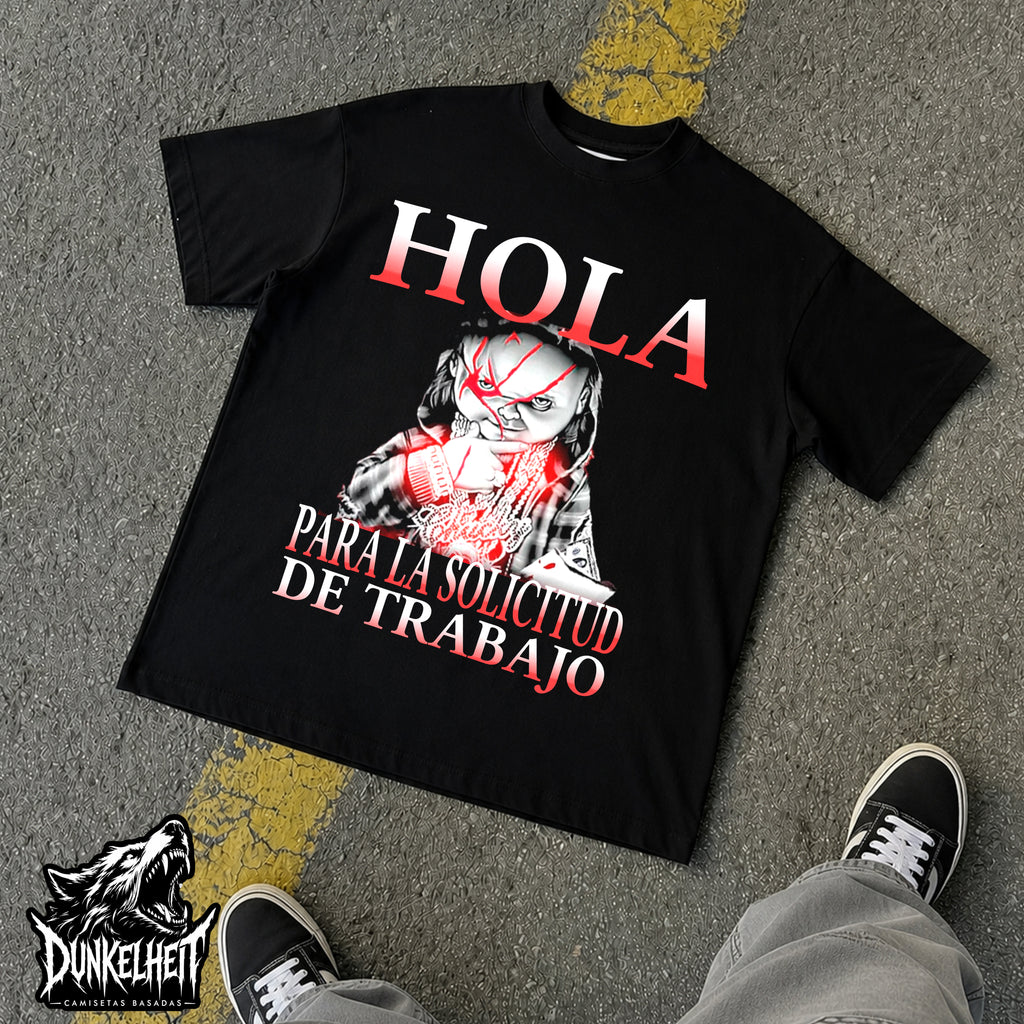 Hola para la solicitud de trabajo