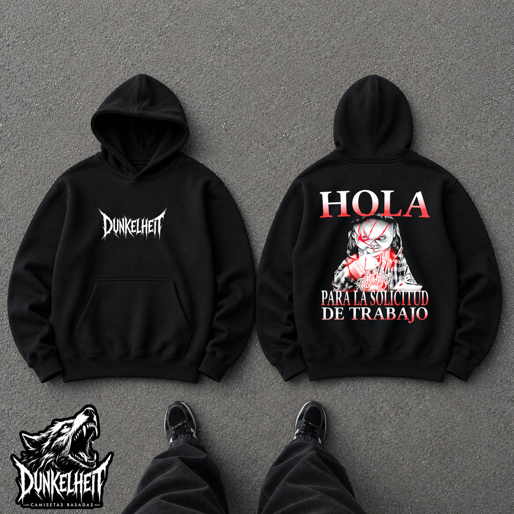 Hola para la solicitud de trabajo
