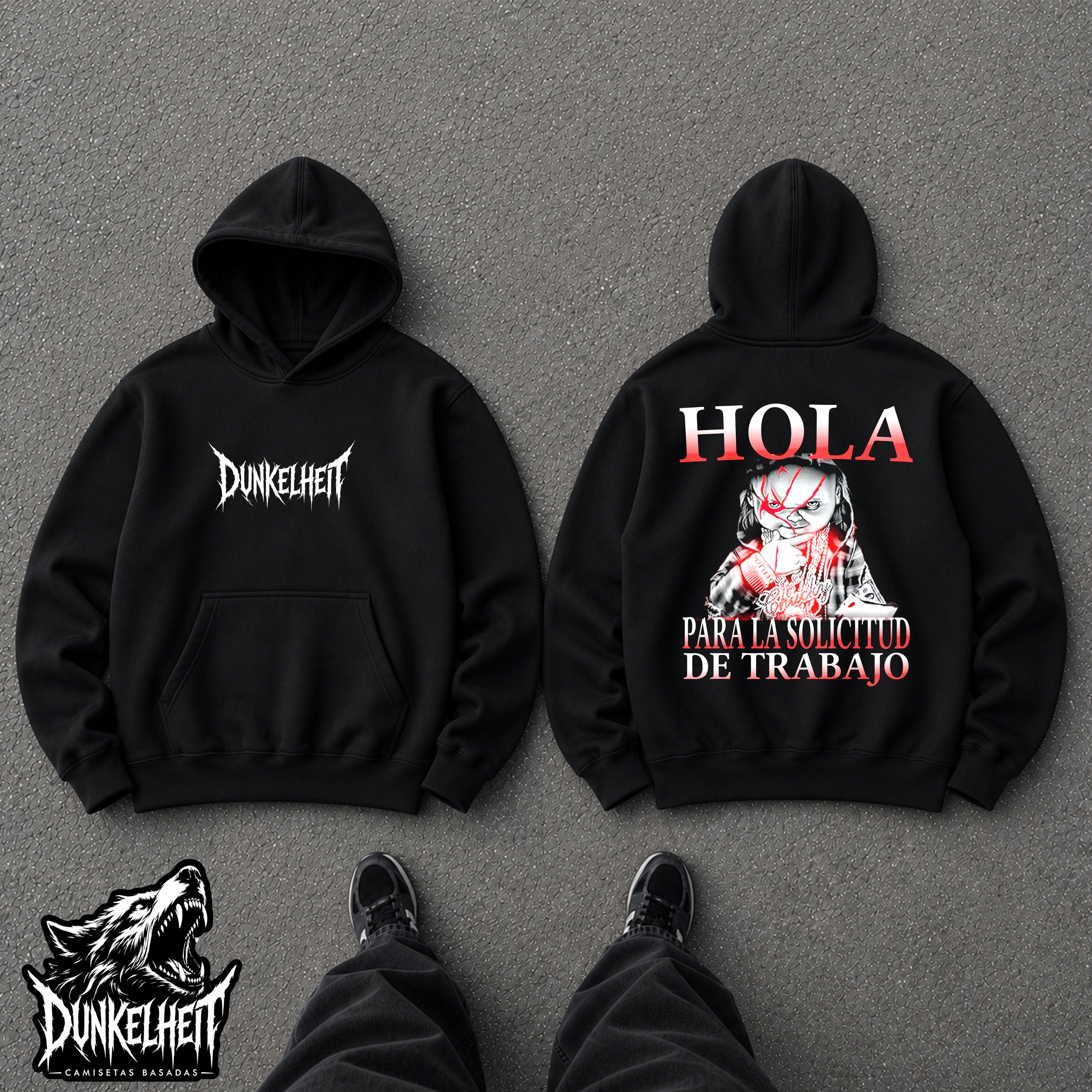 Hola para la solicitud de trabajo