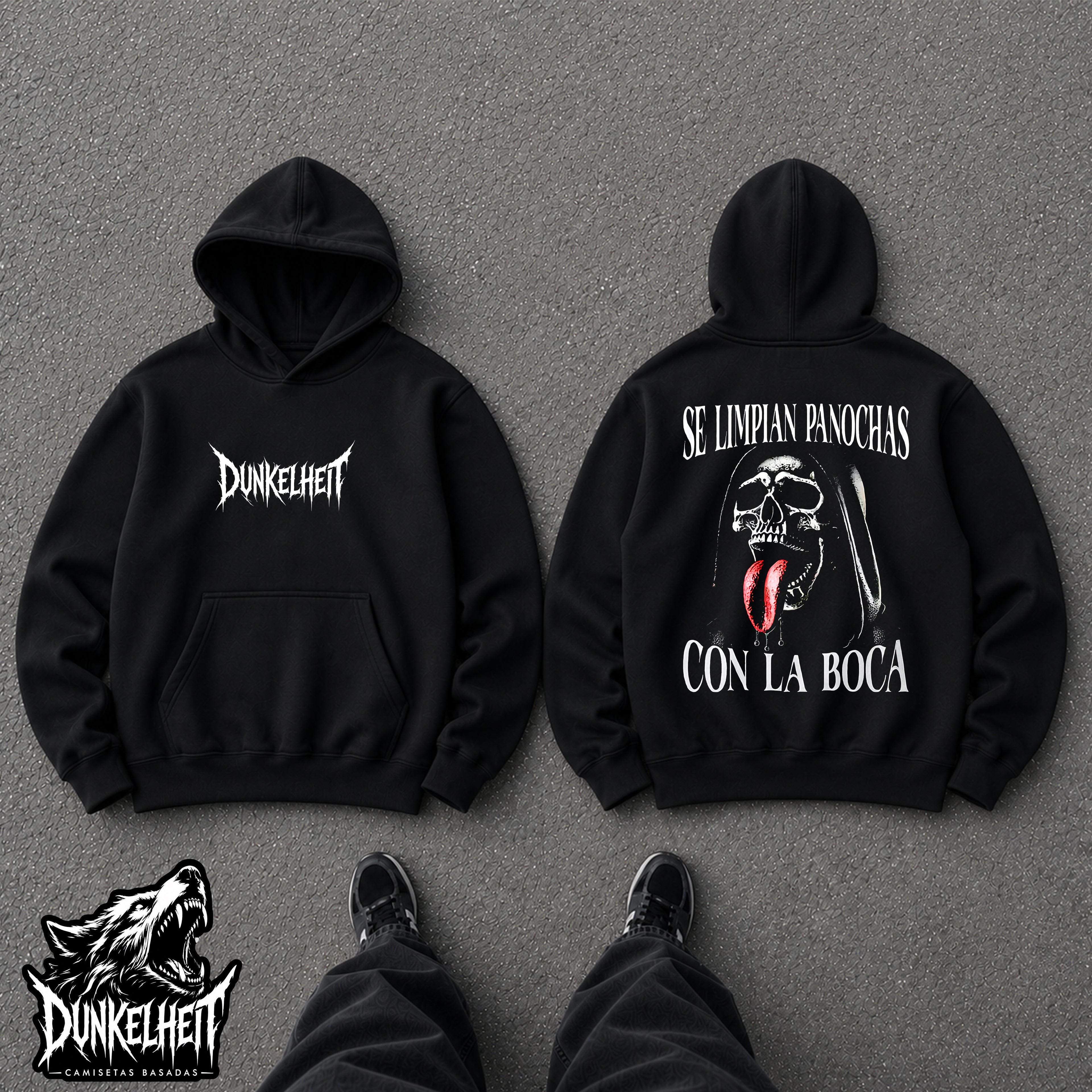 Se limpian panochas con la boca