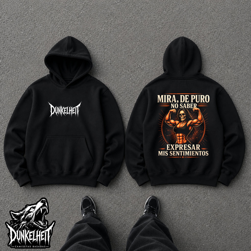Mira de puro no saber expresar mis sentimientos