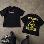 Peligro si te resbalas te cojo