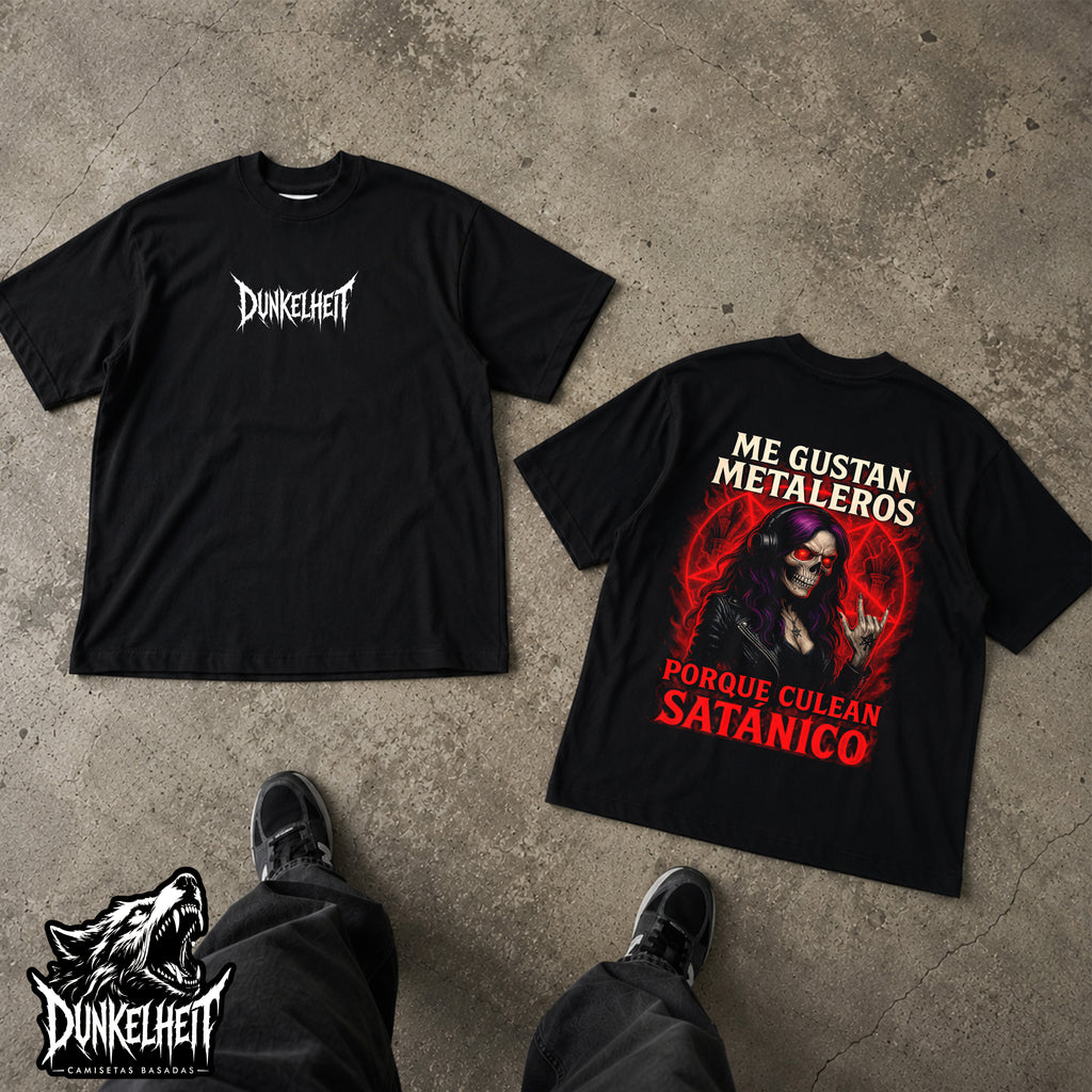 Me gustan metaleros porque culean satanico