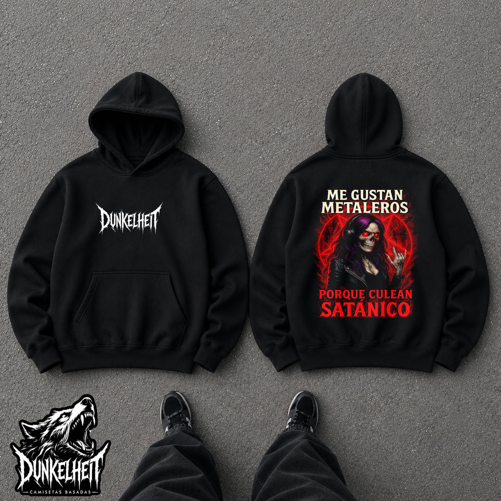 Me gustan metaleros porque culean satanico