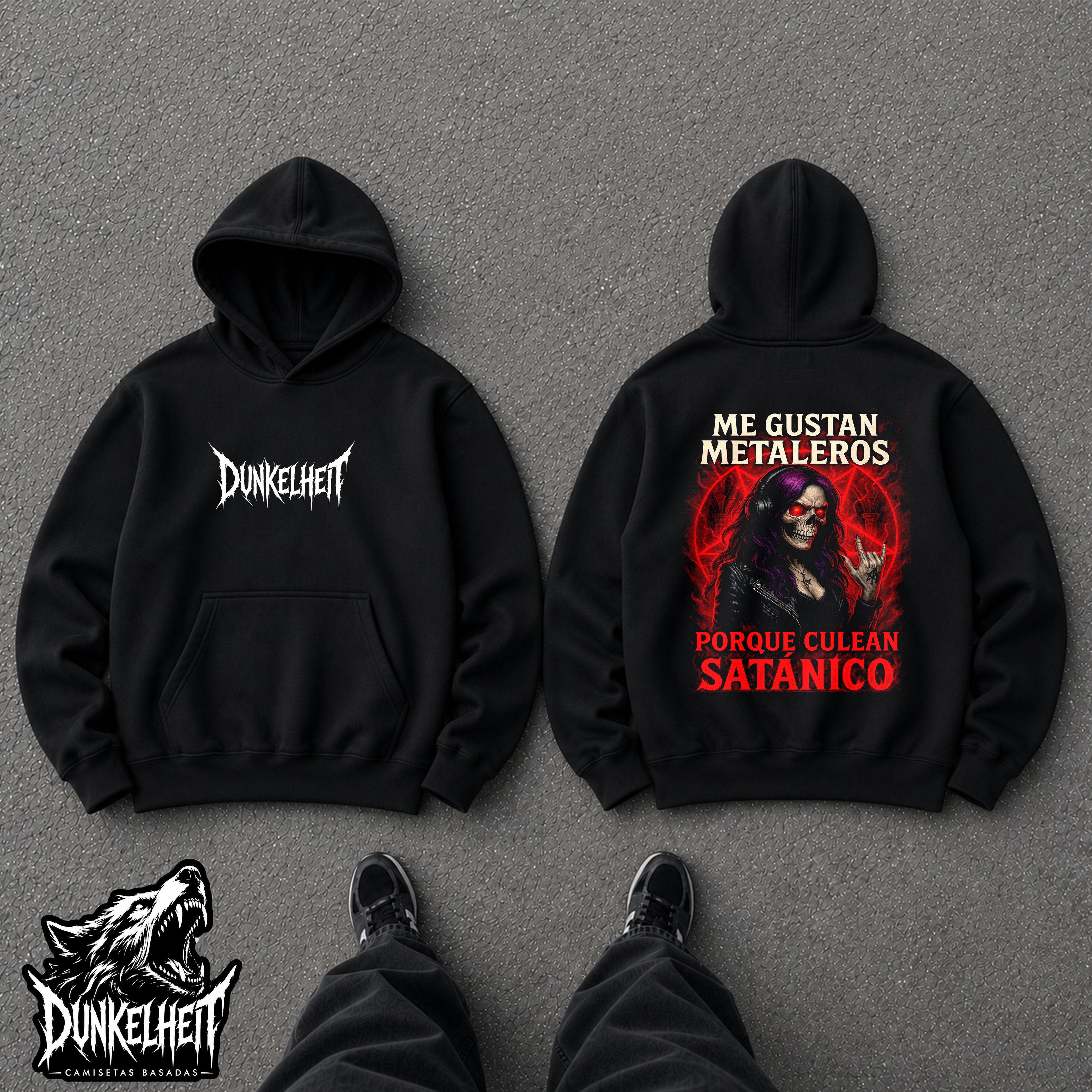 Me gustan metaleros porque culean satanico