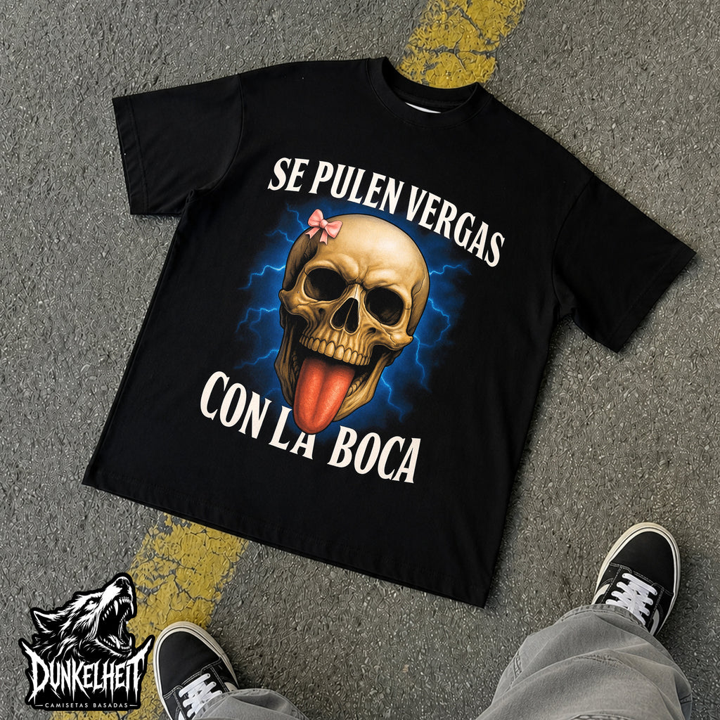 Se pulen vergas con la boca