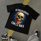 Se pulen vergas con la boca