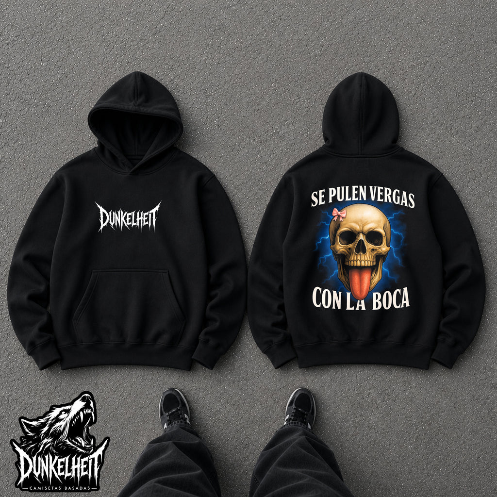 Se pulen vergas con la boca