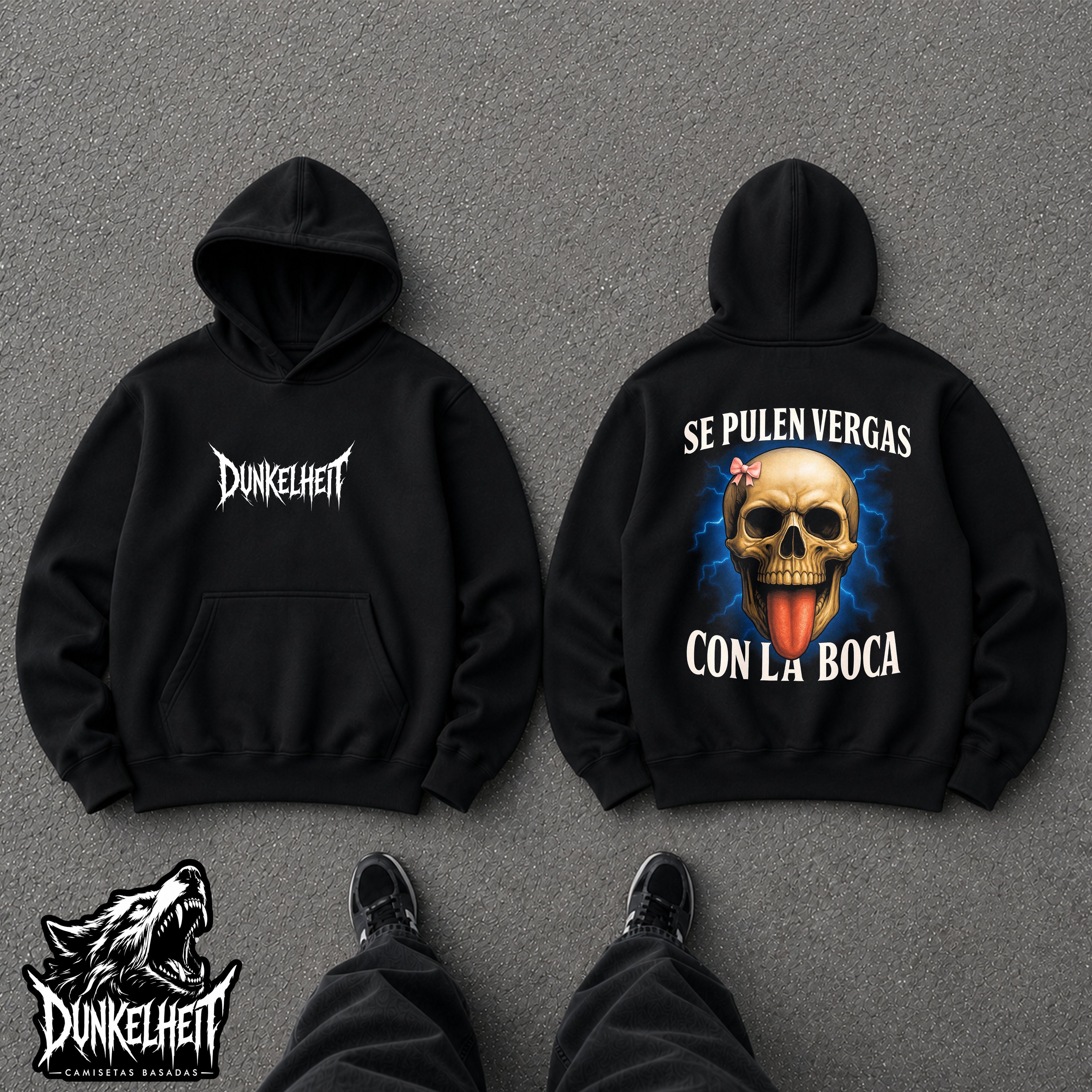 Se pulen vergas con la boca
