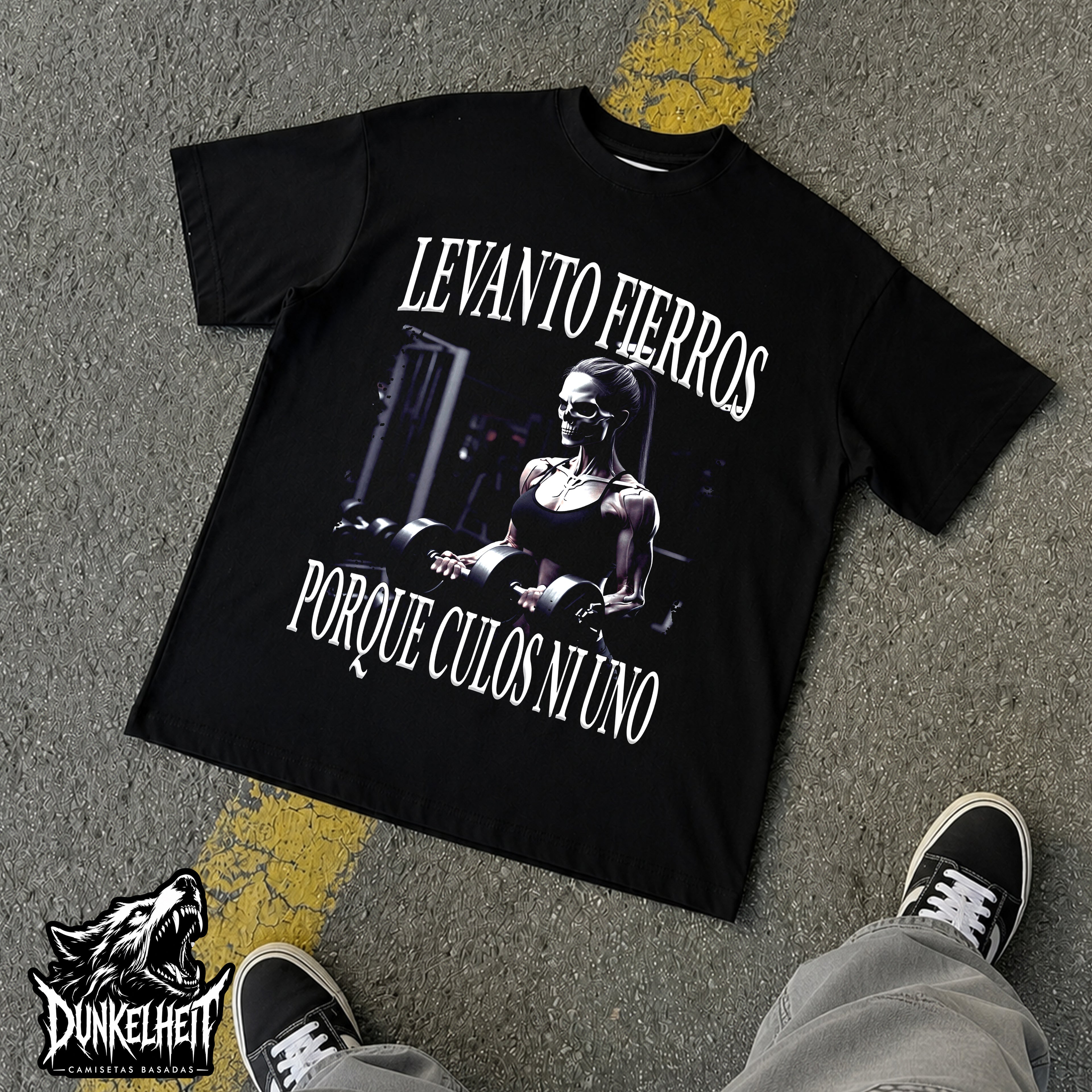 Levanto fierros porque culos ni uno