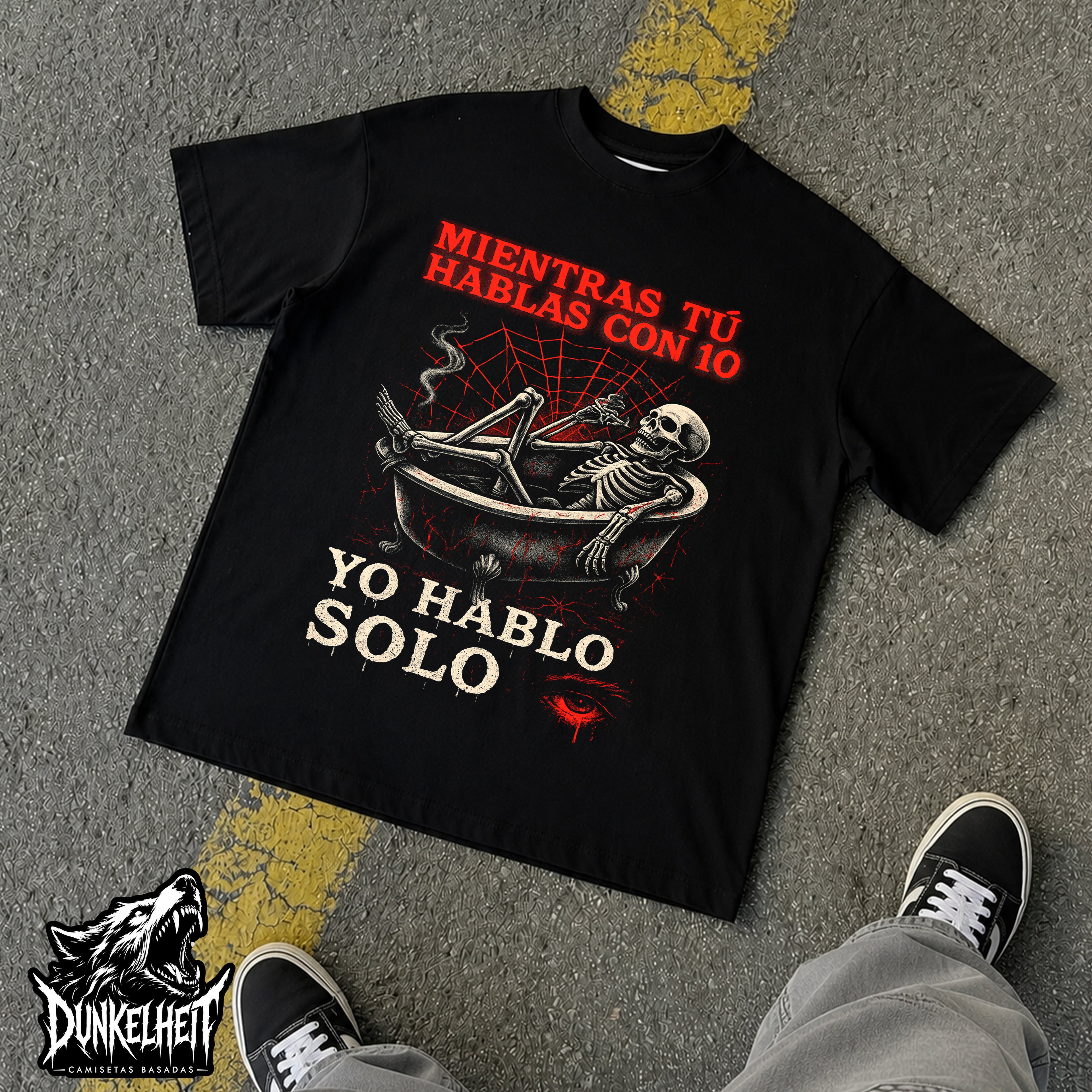 Mientras tú hablas con 10 yo hablo solo