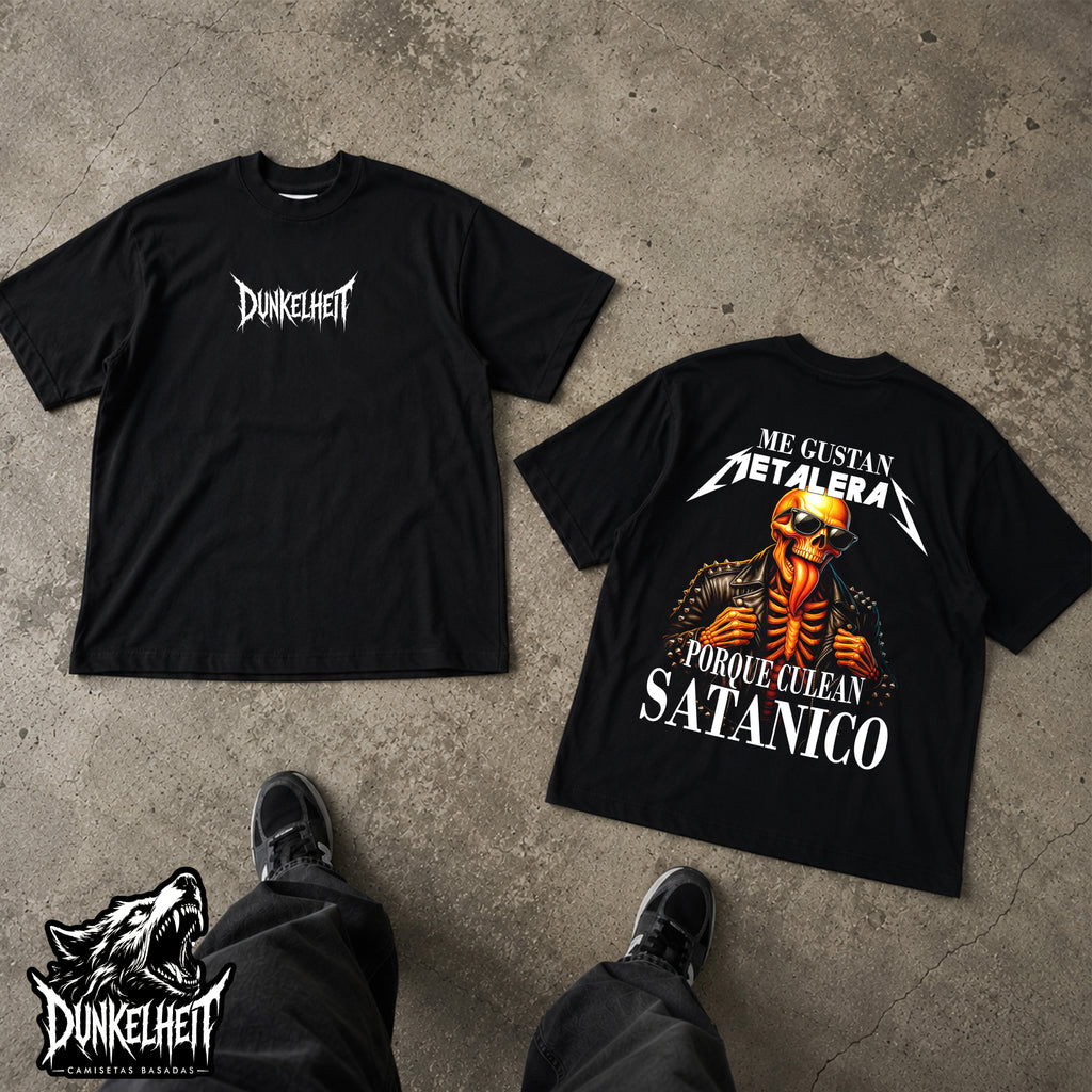 Me gustan metaleras porque culean satanico