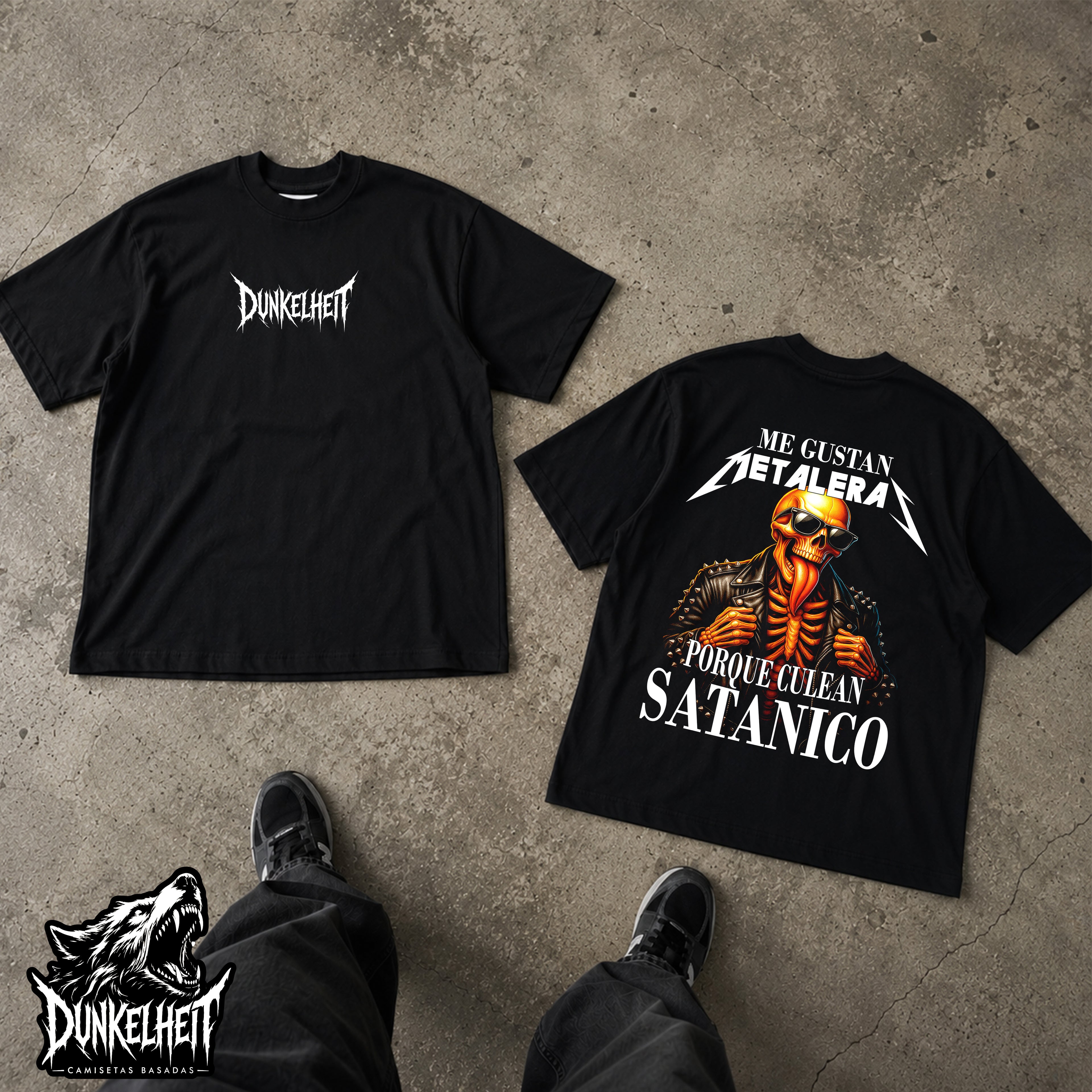 Me gustan metaleras porque culean satanico