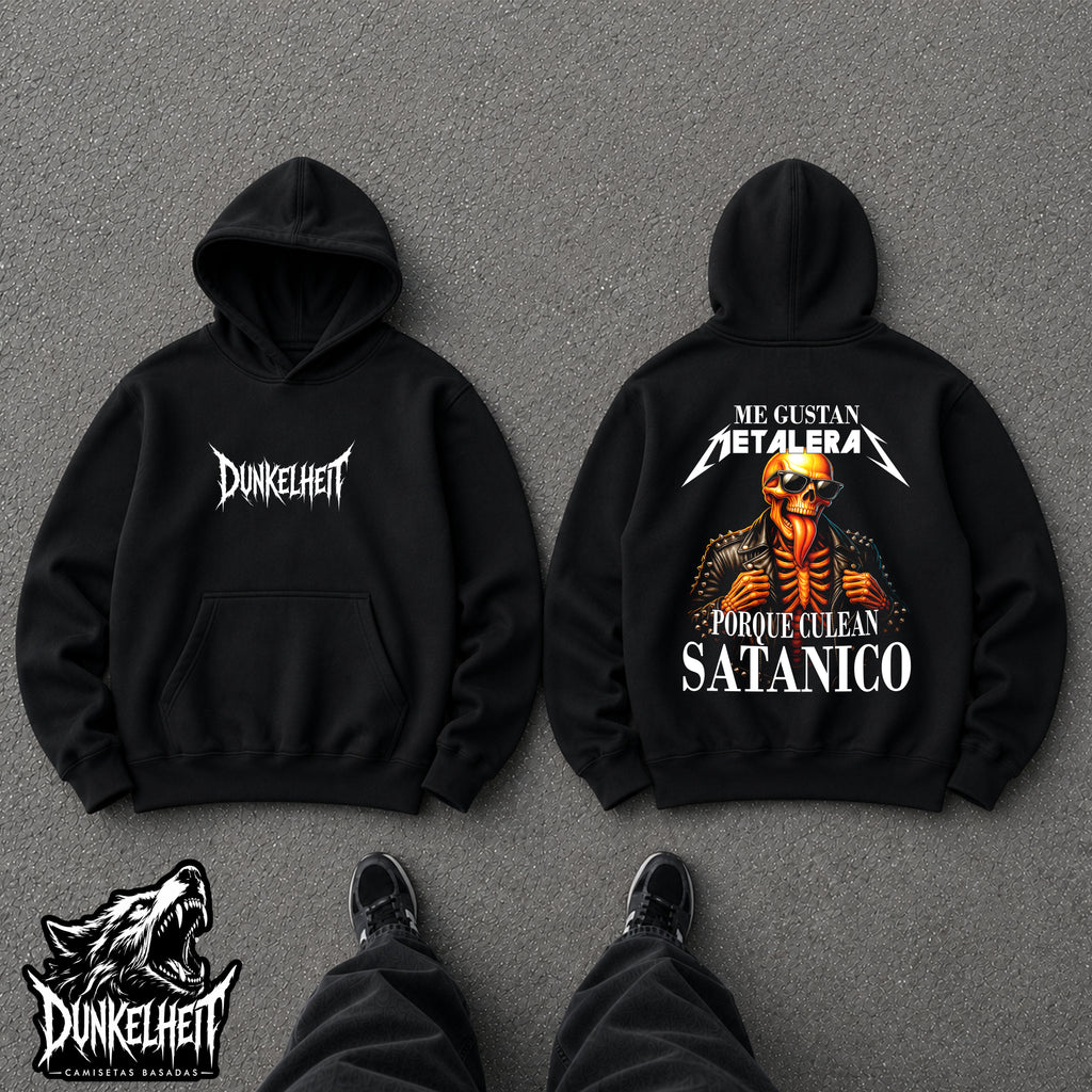 Me gustan metaleras porque culean satanico