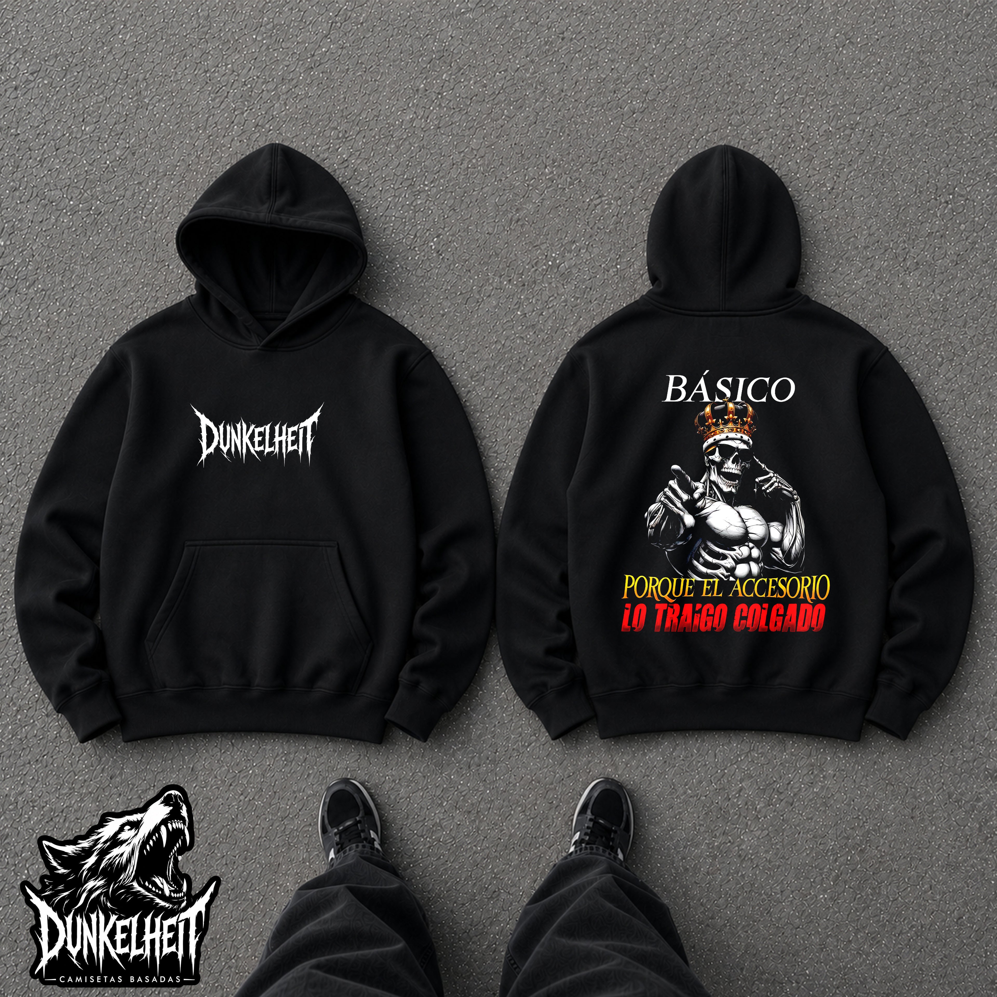 Básico porque el accesorio lo tengo colgado